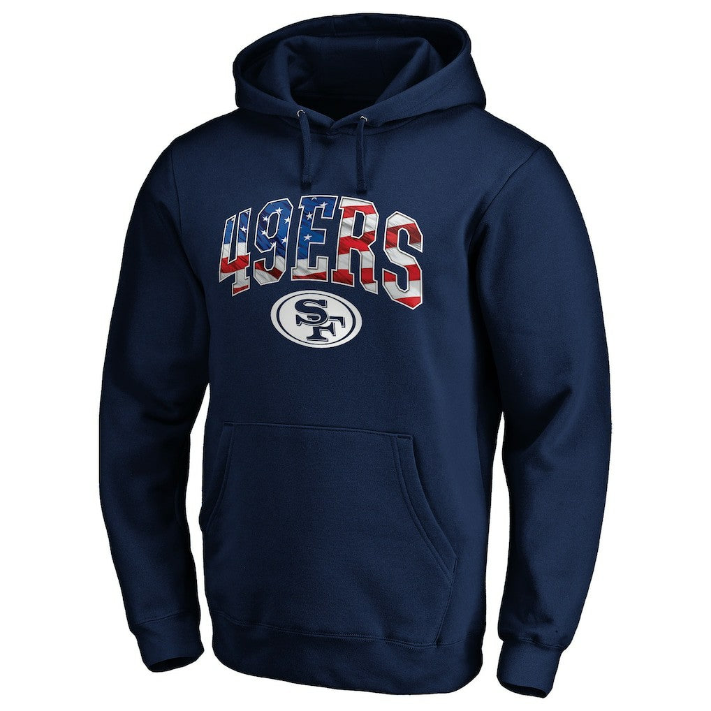 San Francisco 49ers  Banner Wave Pullover Hoodie