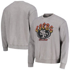 San Francisco 49ers  The Wild Collective Unisex Distressed Pullover Sweatshirt