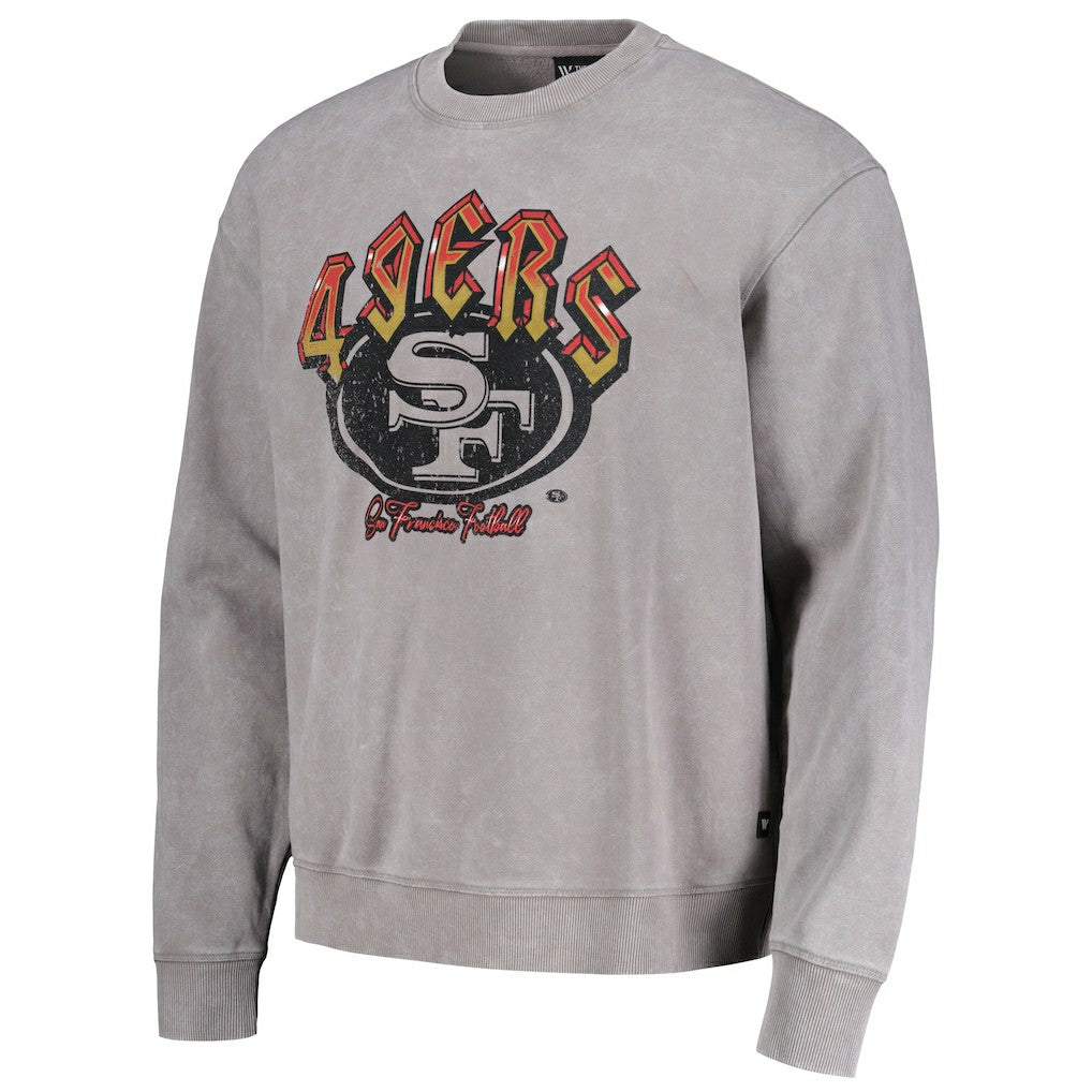 San Francisco 49ers  The Wild Collective Unisex Distressed Pullover Sweatshirt