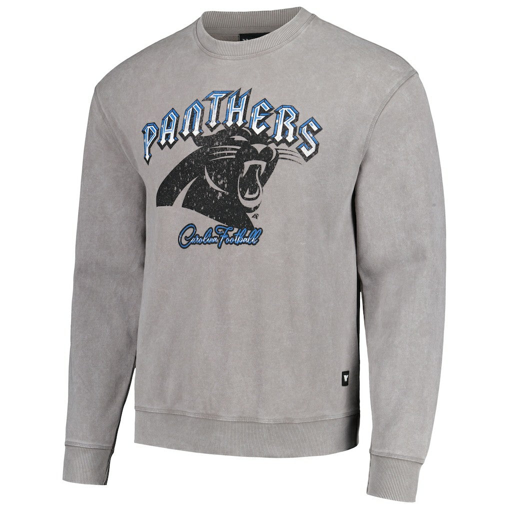 Carolina Panthers  The Wild Collective Unisex Distressed Pullover Sweatshirt