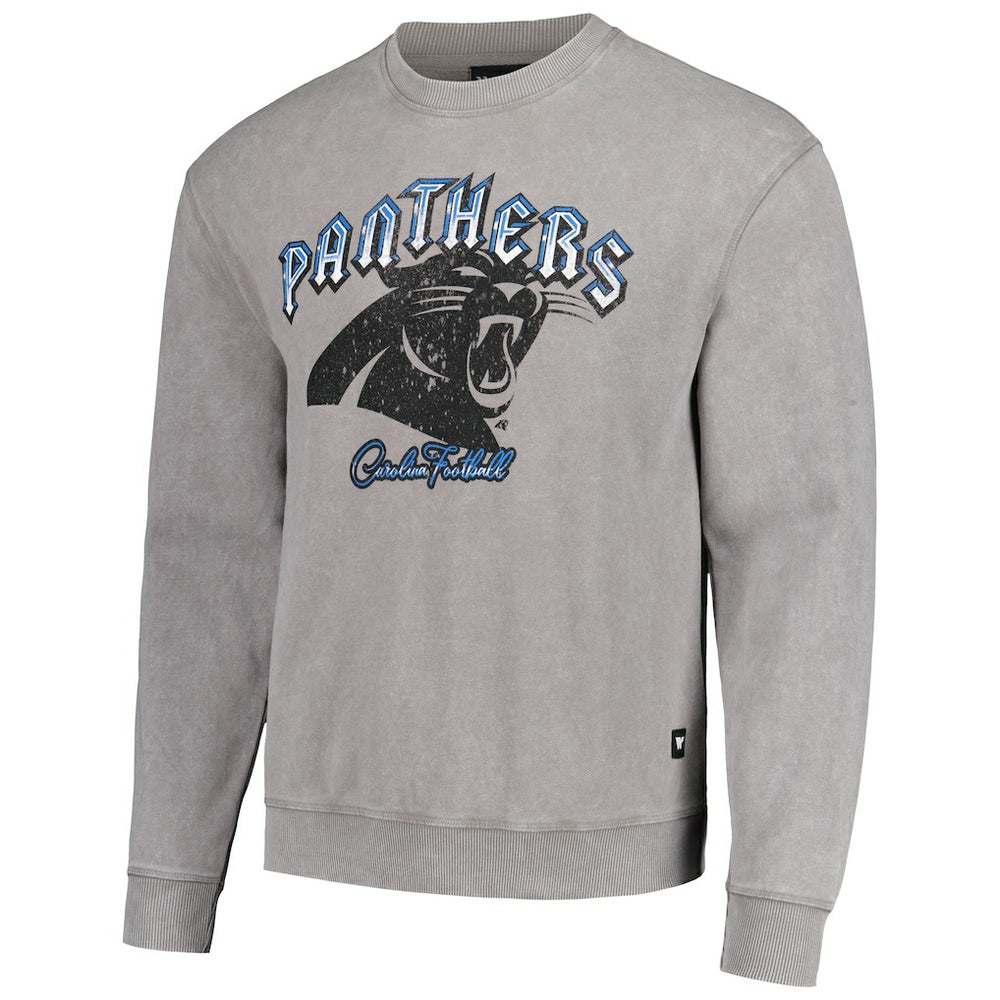 Carolina Panthers  The Wild Collective Unisex Distressed Pullover Sweatshirt
