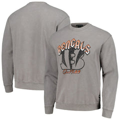 Cincinnati Bengals  The Wild Collective Unisex Distressed Pullover Sweatshirt