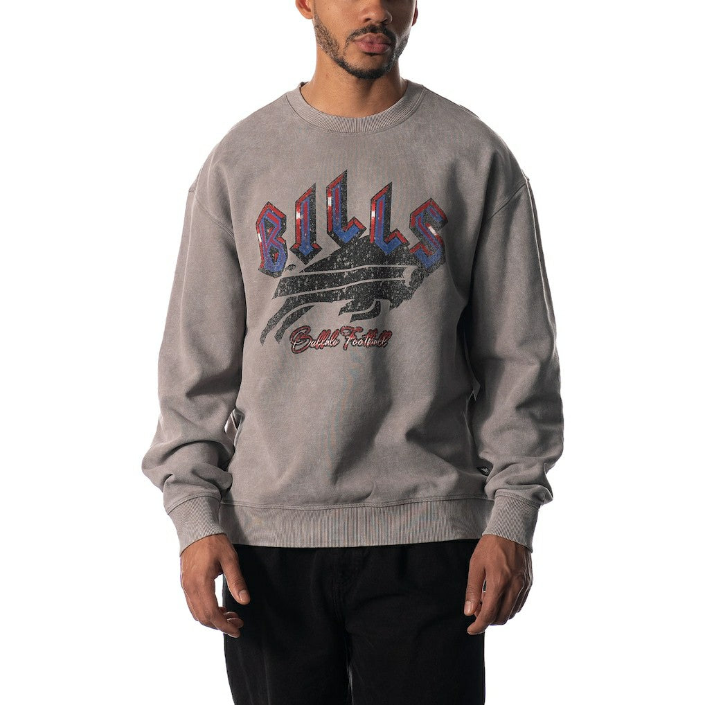 Buffalo Bills  The Wild Collective Unisex Distressed Pullover Sweatshirt