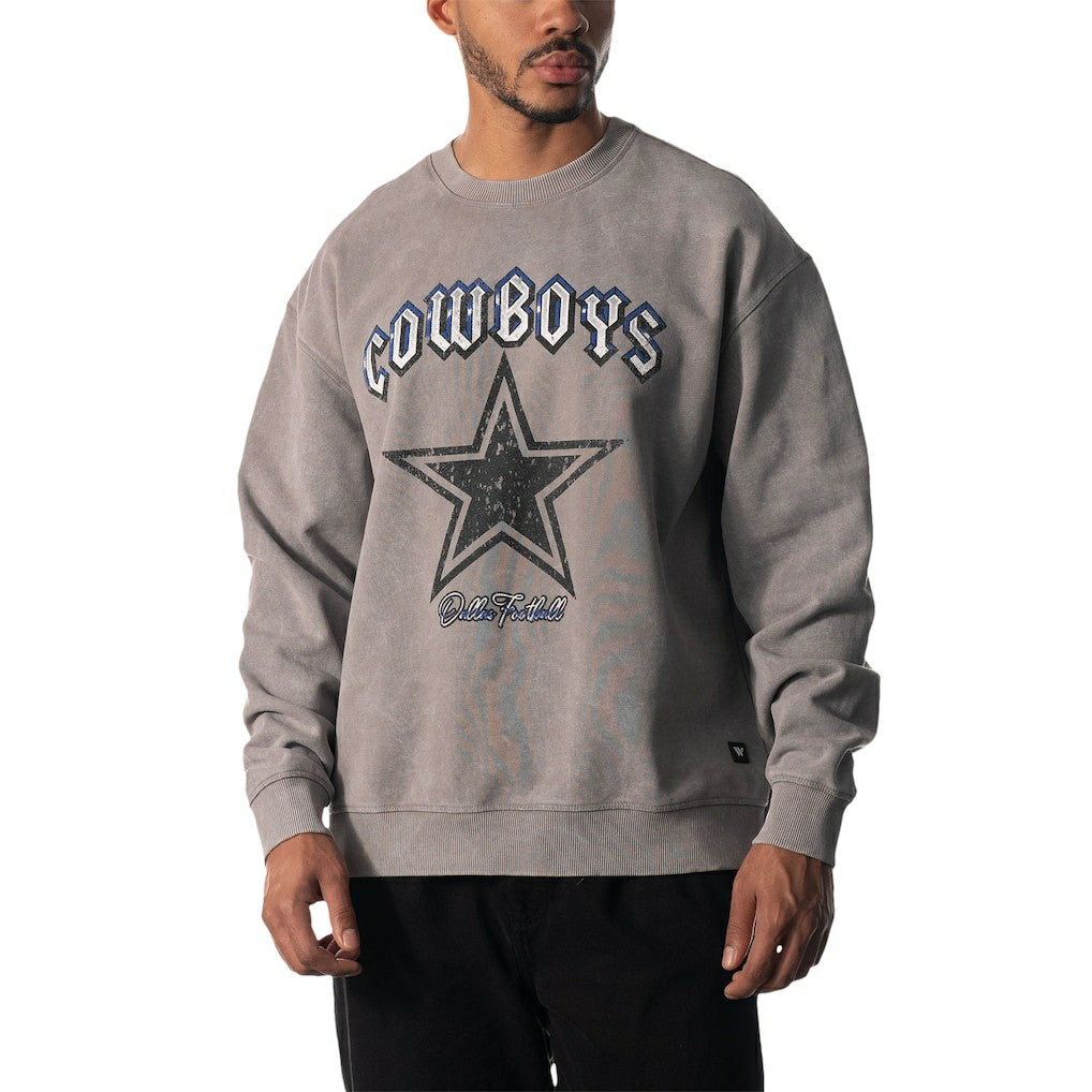 Dallas Cowboys  The Wild Collective Unisex Distressed Pullover Sweatshirt