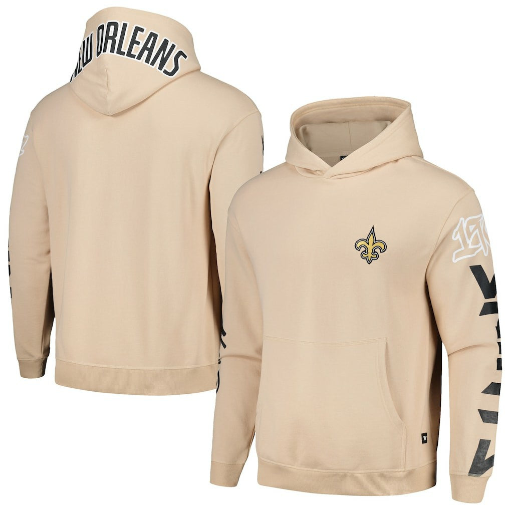 New Orleans Saints  The Wild Collective Unisex Heavy Block Pullover Hoodie