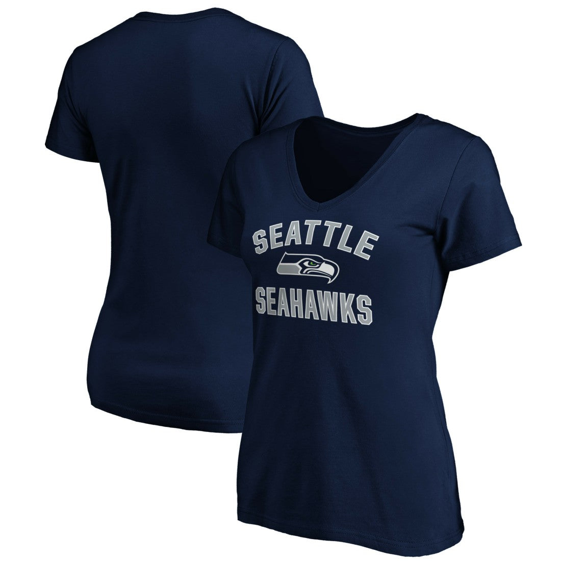Seattle Seahawks  Women's Victory Arch V-Neck T-Shirt
