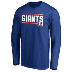 New York Giants  On Side Stripe Long Sleeve T-Shirt
