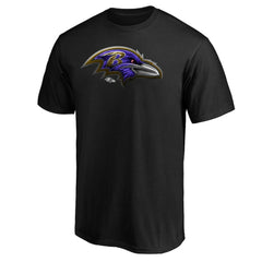 Baltimore Ravens  Midnight Mascot Team Logo T-Shirt
