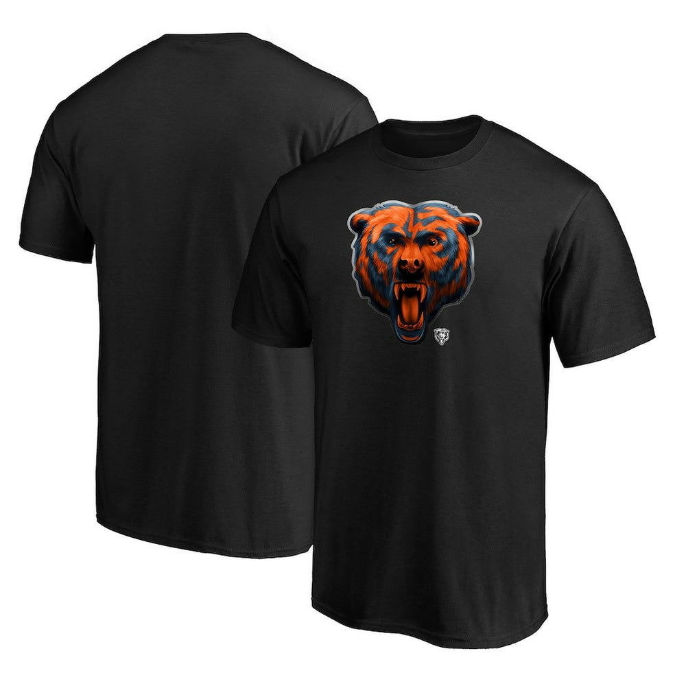 Chicago Bears  Midnight Mascot Team Logo T-Shirt