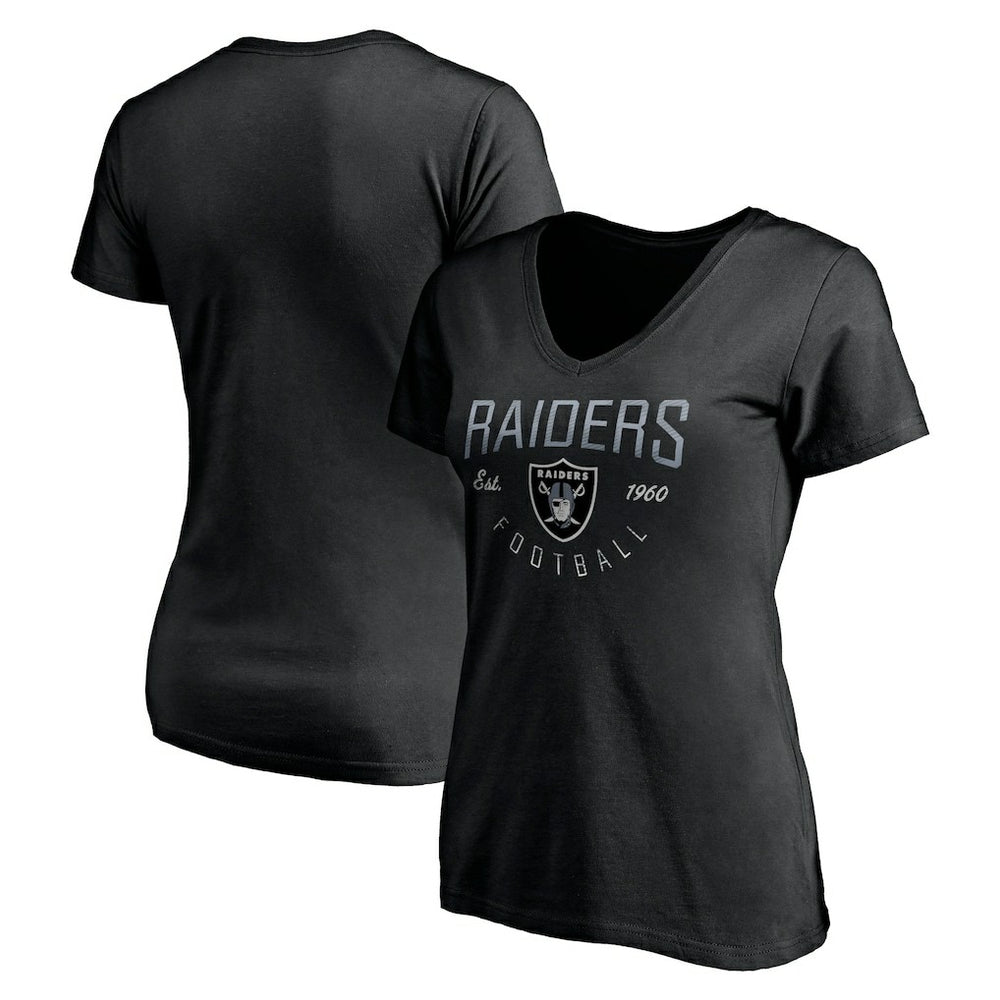 Las Vegas Raiders  Women's Live For It V-Neck T-Shirt
