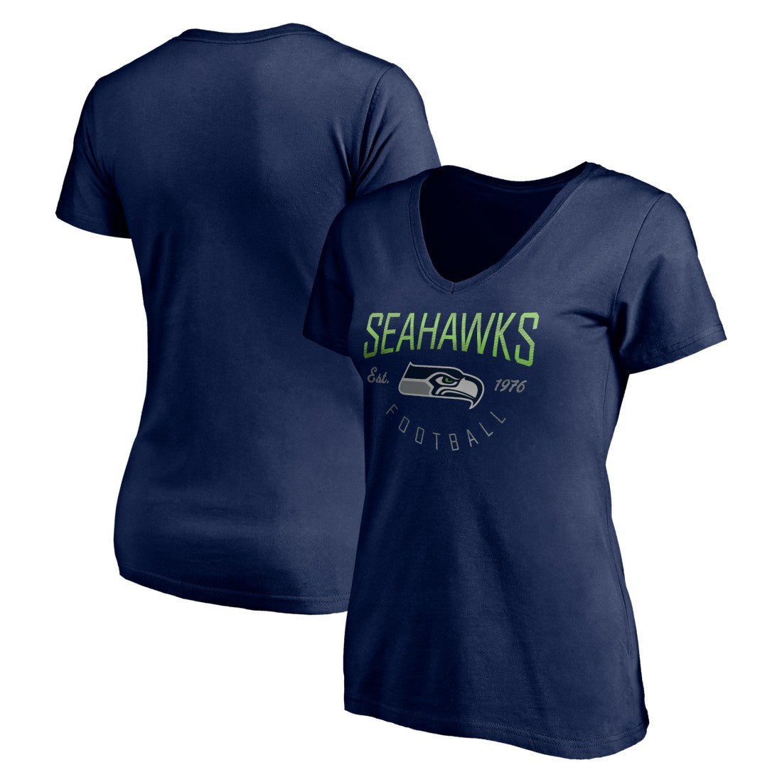 Seattle Seahawks  Women's Live For It V-Neck T-Shirt