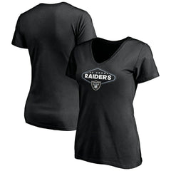 Las Vegas Raiders  Women's Hometown Collection 1st Down V-Neck T-Shirt