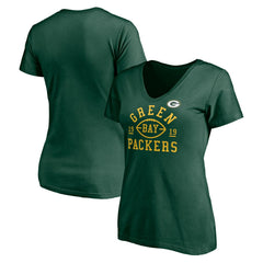 Green Bay Packers  Women's Hometown Collection V-Neck T-Shirt