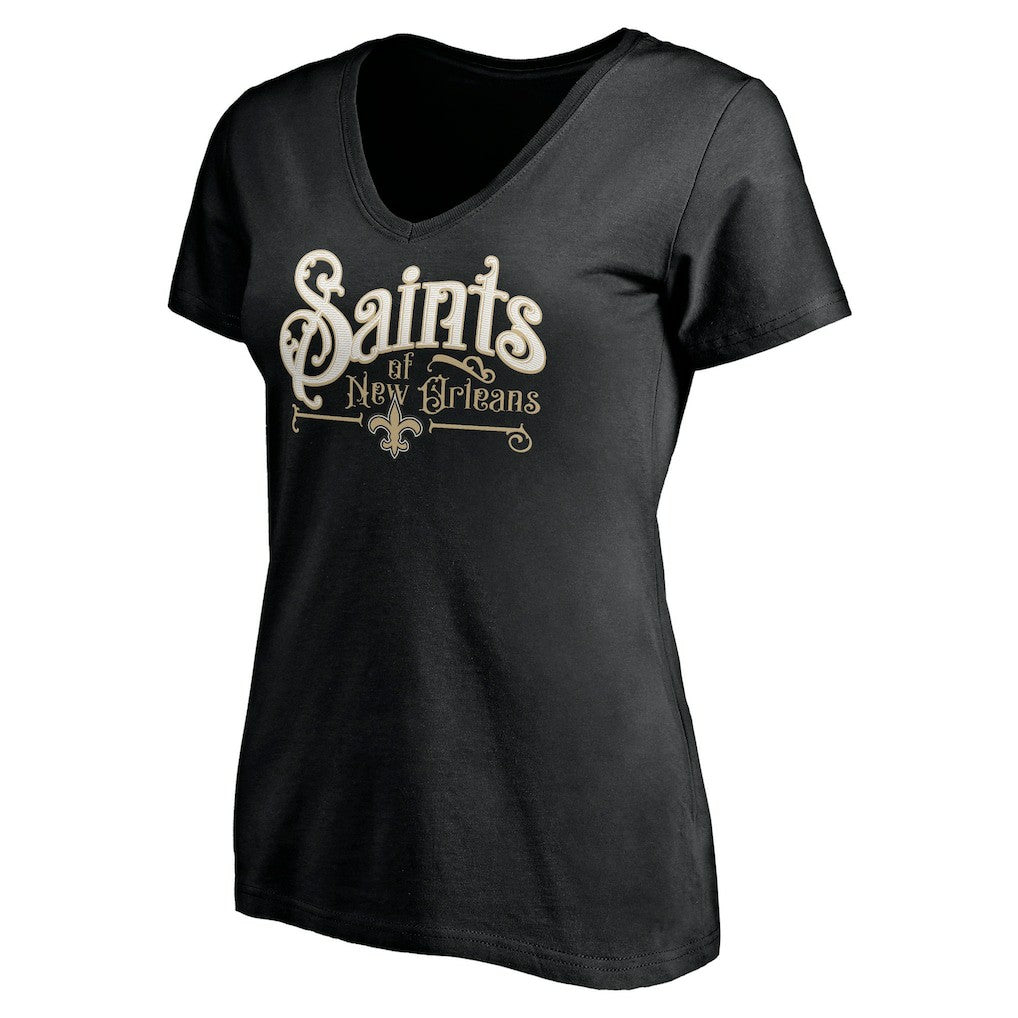 New Orleans Saints  Women's Hometown Collection V-Neck T-Shirt