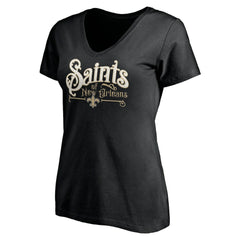 New Orleans Saints  Women's Hometown Collection V-Neck T-Shirt
