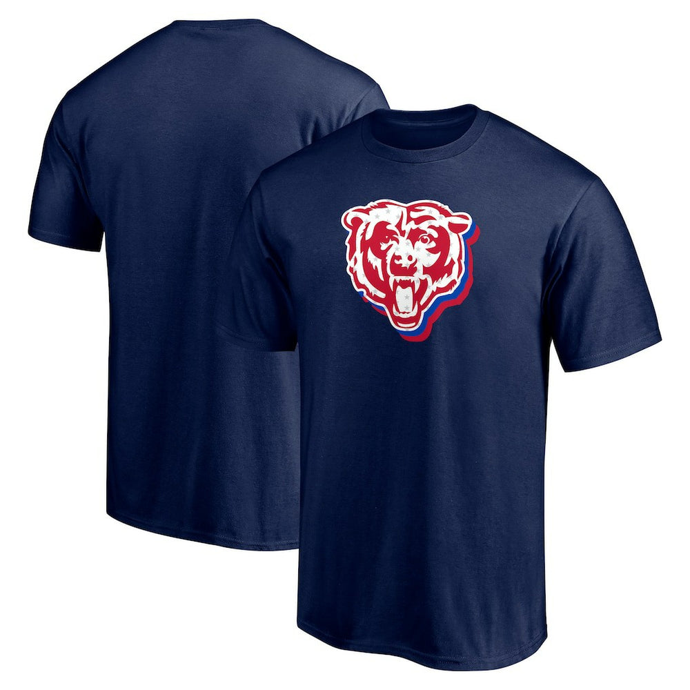 Chicago Bears  Red White and Team T-Shirt