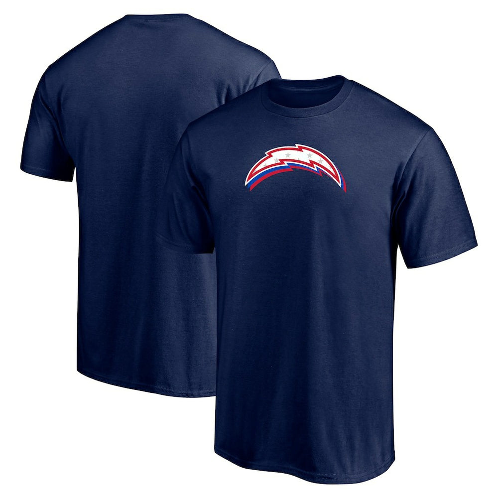 Los Angeles Chargers  Red White and Team T-Shirt