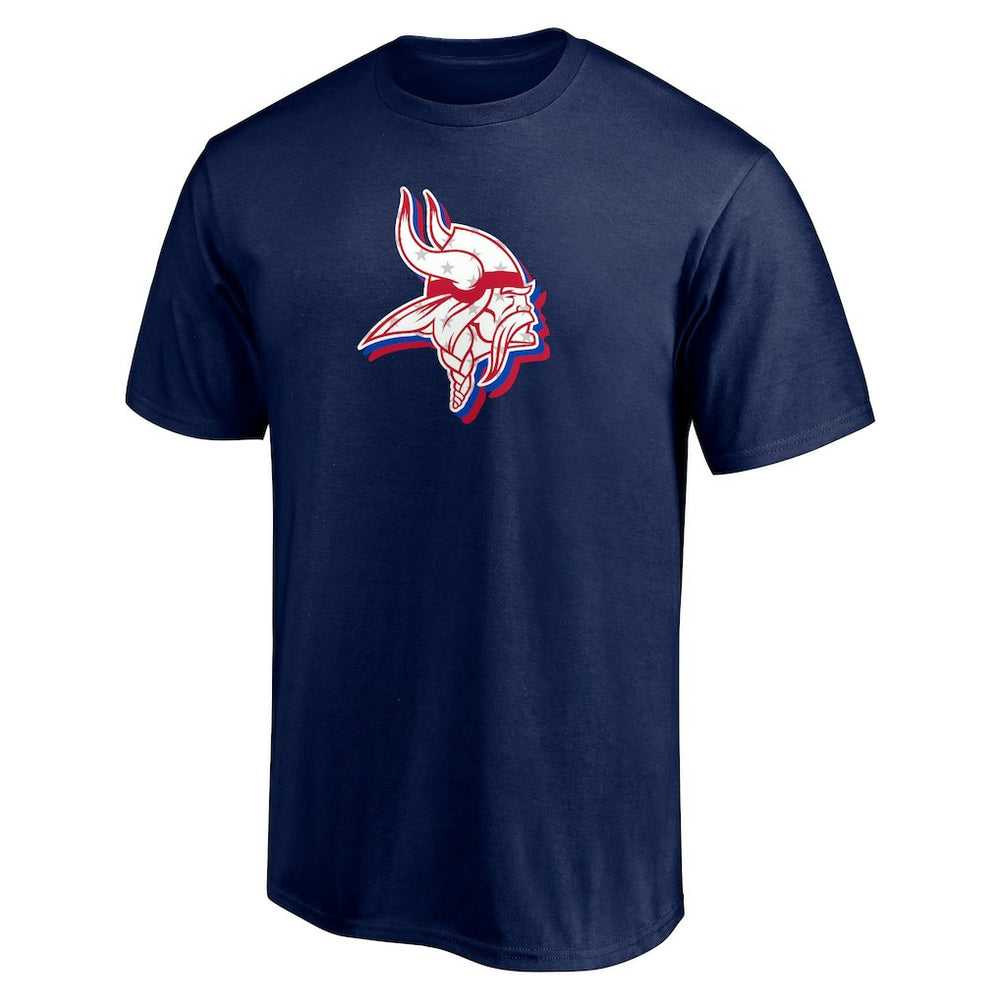 Minnesota Vikings  Red White and Team T-Shirt
