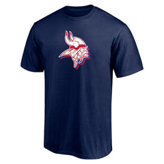 Minnesota Vikings  Red White and Team T-Shirt