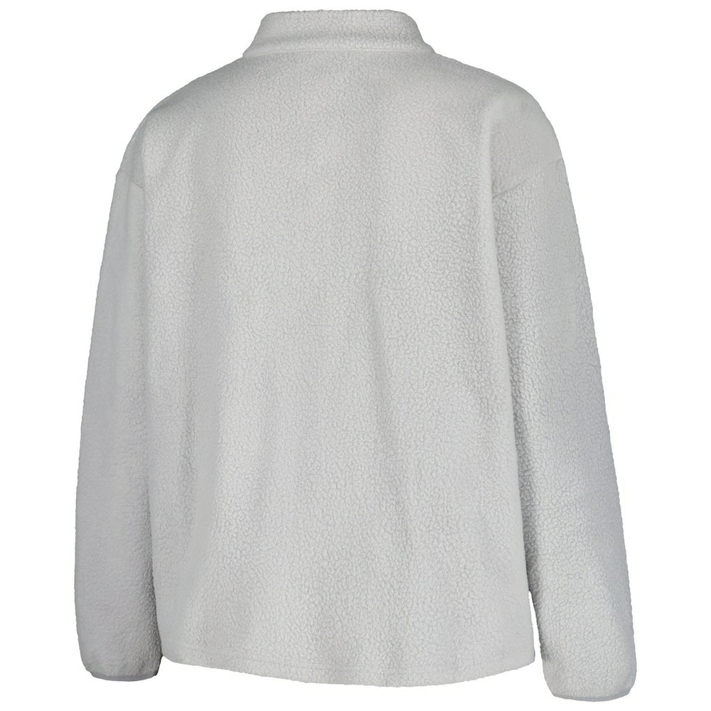 Cleveland Browns  Profile Women's Plus Size Sherpa Quarter-Zip Jacket