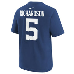 Indianapolis Colts Nike Anthony Richardson  Youth Player Name & Number T-Shirt