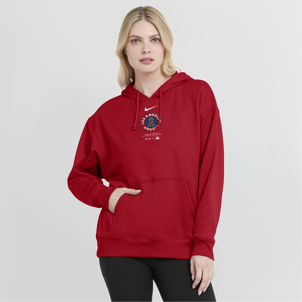 Los Angeles Angels Nike Women's City Connect Practice Performance Pullover Hoodie | MLB Discount