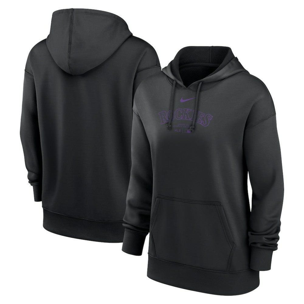 Colorado Rockies Nike Women's Authentic Collection Performance Pullover Hoodie | MLB Discount