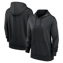 Colorado Rockies Nike Women's Authentic Collection Performance Pullover Hoodie | MLB Discount