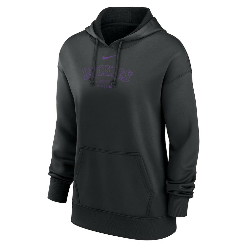 Colorado Rockies Nike Women's Authentic Collection Performance Pullover Hoodie | MLB Discount