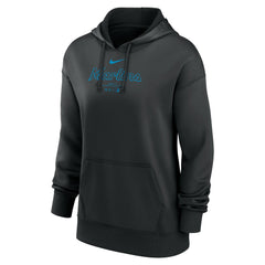 Miami Marlins Nike Women's Authentic Collection Performance Pullover Hoodie | MLB Near me