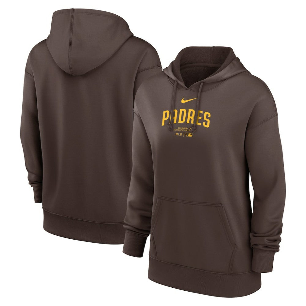San Diego Padres Nike Women's Authentic Collection Performance Pullover Hoodie | MLB On Sale