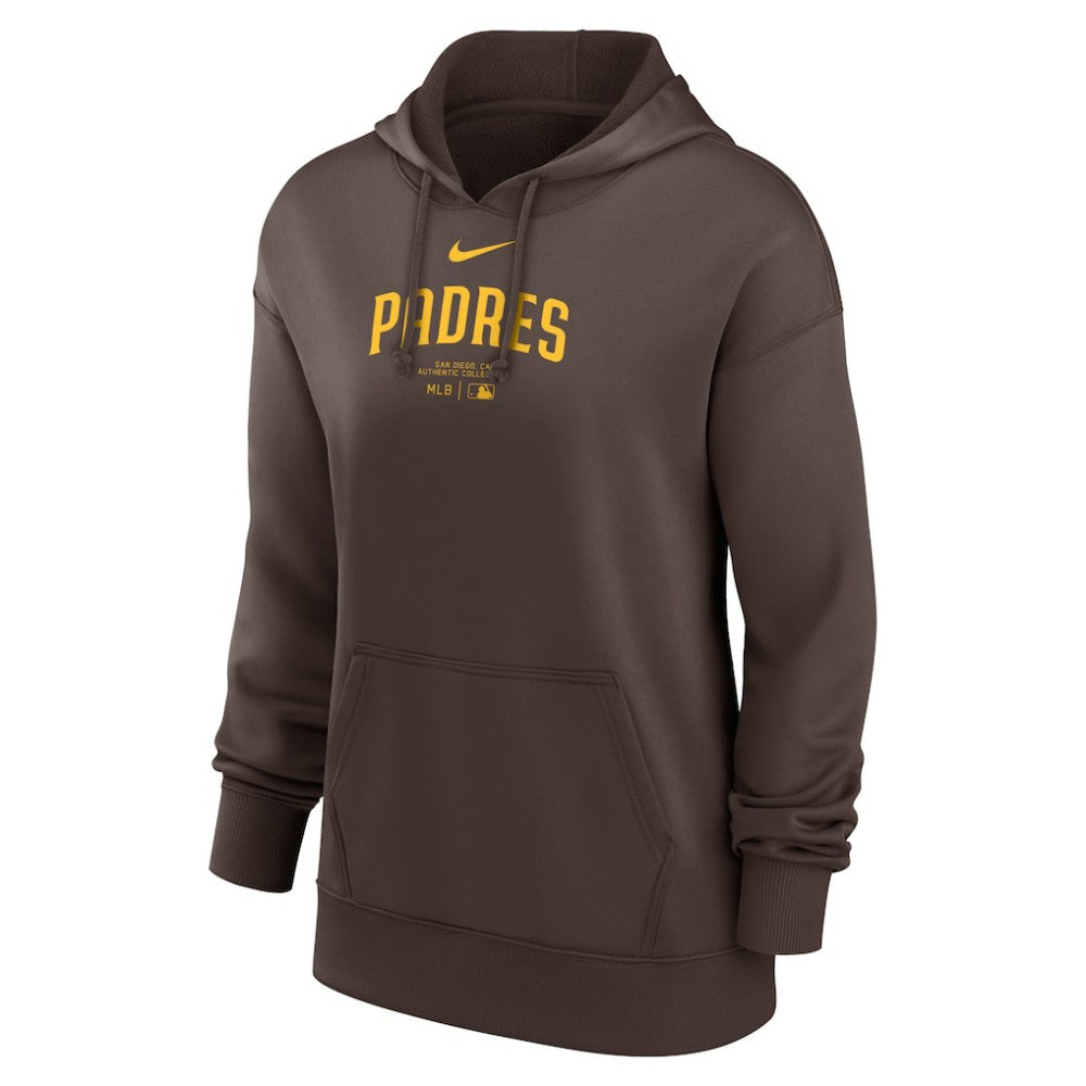 San Diego Padres Nike Women's Authentic Collection Performance Pullover Hoodie | MLB On Sale
