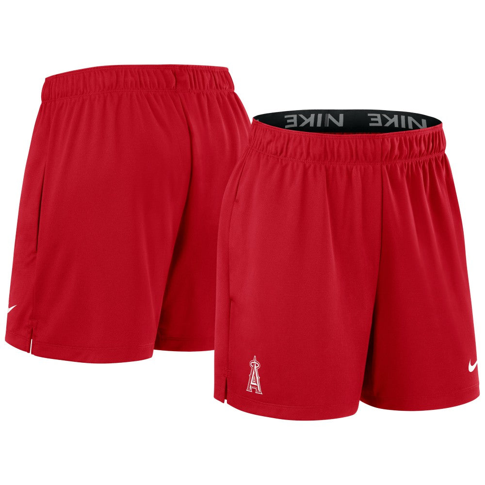 Los Angeles Angels Nike Women's Authentic Collection Knit Shorts | MLB Shop