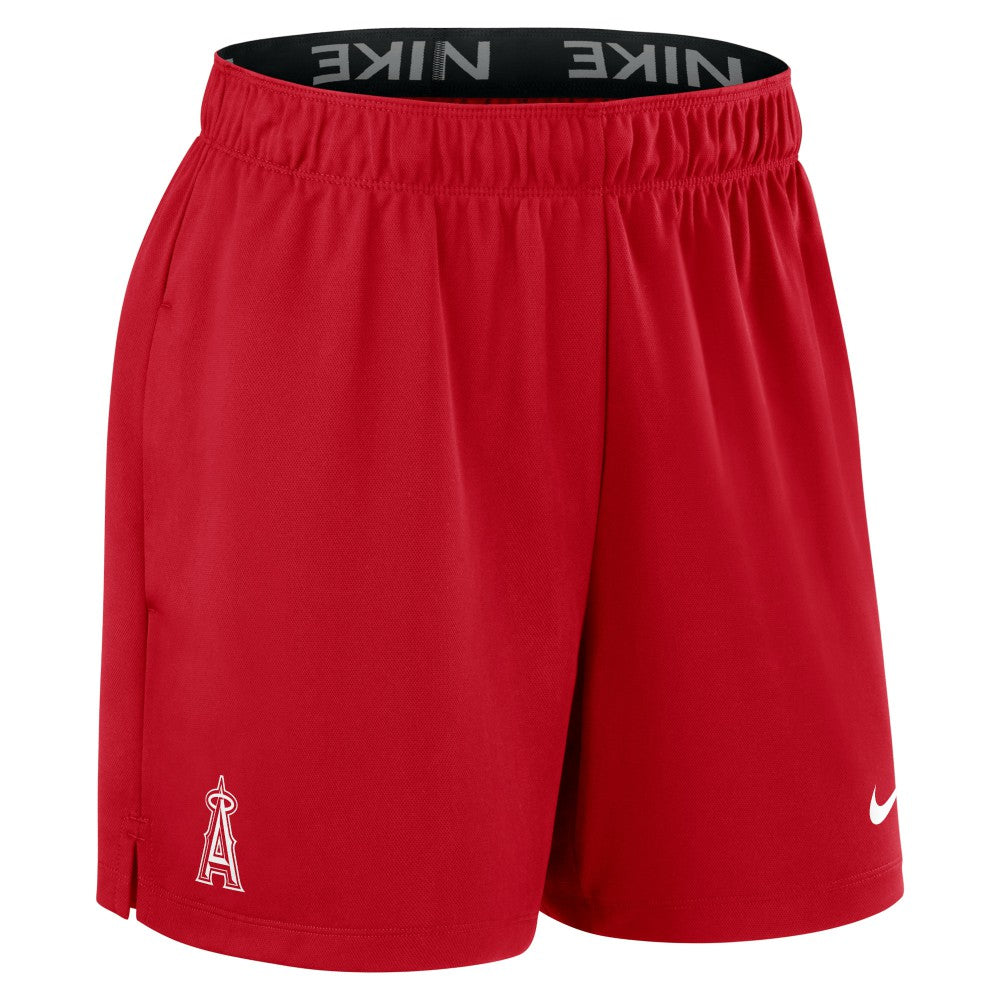 Los Angeles Angels Nike Women's Authentic Collection Knit Shorts | MLB Shop
