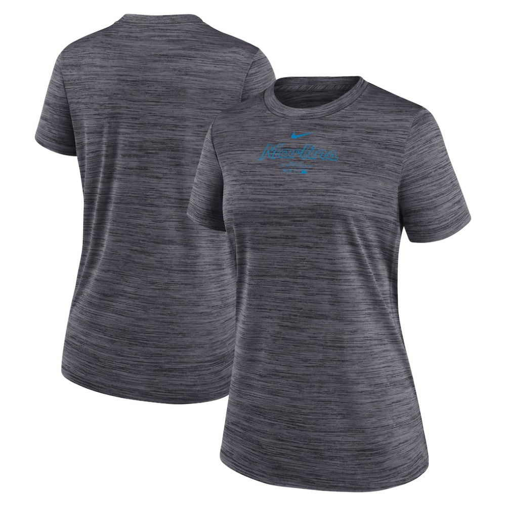 Miami Marlins Nike Women's Authentic Collection Velocity Performance T-Shirt | MLB Sale