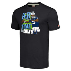 Indianapolis Colts  Anthony Richardson Sr.  Homage Unisex Caricature Player Tri-Blend T-Shirt