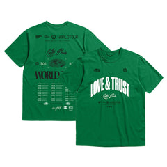 Boston Celtics Bleacher Report x  Unisex World Tour T-Shirt Discount