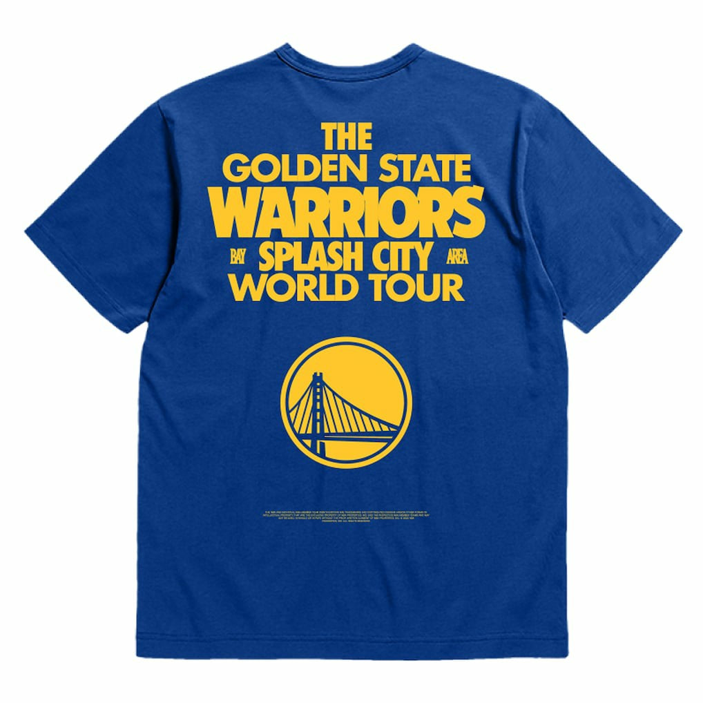 Golden State Warriors Bleacher Report x  Unisex World Tour T-Shirt New