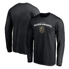 Vegas Golden Knights Team Lockup Long Sleeve T-Shirt Sale