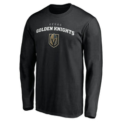 Vegas Golden Knights Team Lockup Long Sleeve T-Shirt Sale