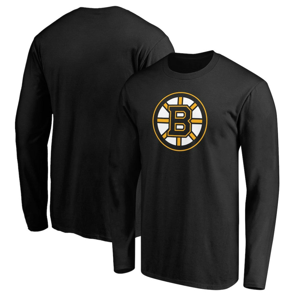 Boston Bruins Primary Logo Long Sleeve T-Shirt Discount