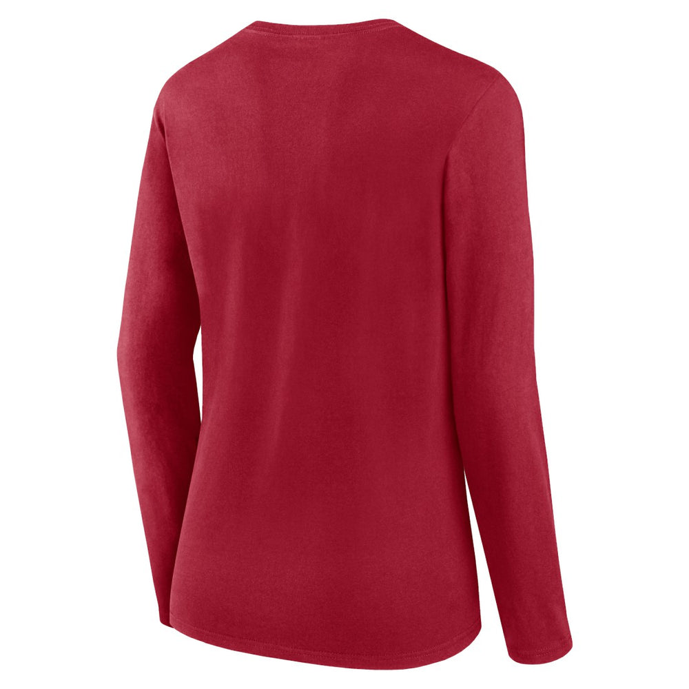 Tampa Bay Buccaneers Fanatics Women's Plus Size Foiled Play Long Sleeve T-Shirt