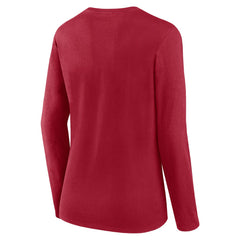 Tampa Bay Buccaneers Fanatics Women's Plus Size Foiled Play Long Sleeve T-Shirt