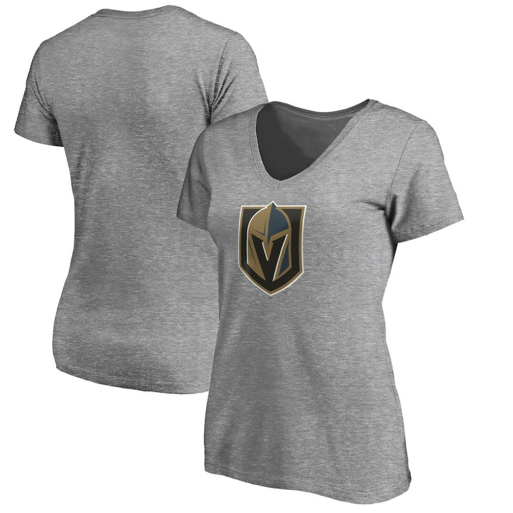 Vegas Golden Knights Women's Primary Logo V-Neck T-Shirt On Sale