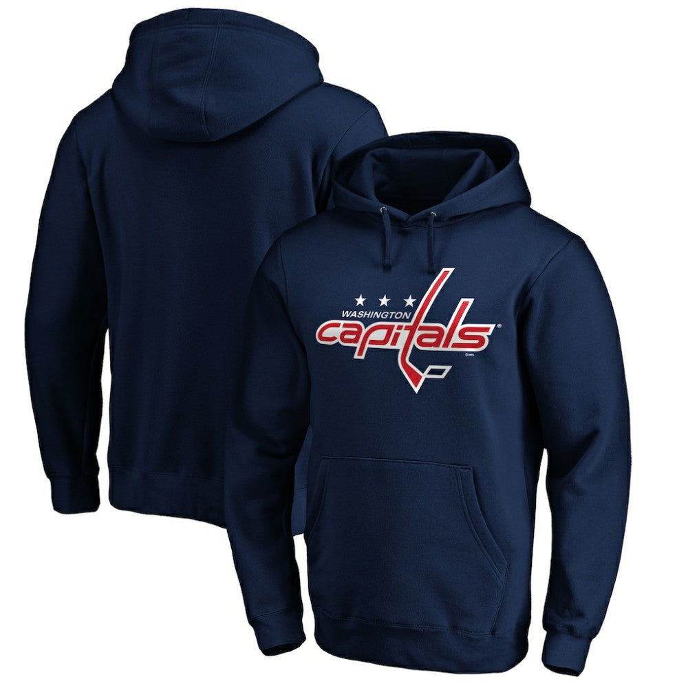 Washington Capitals Primary Logo Pullover Hoodie Outlet