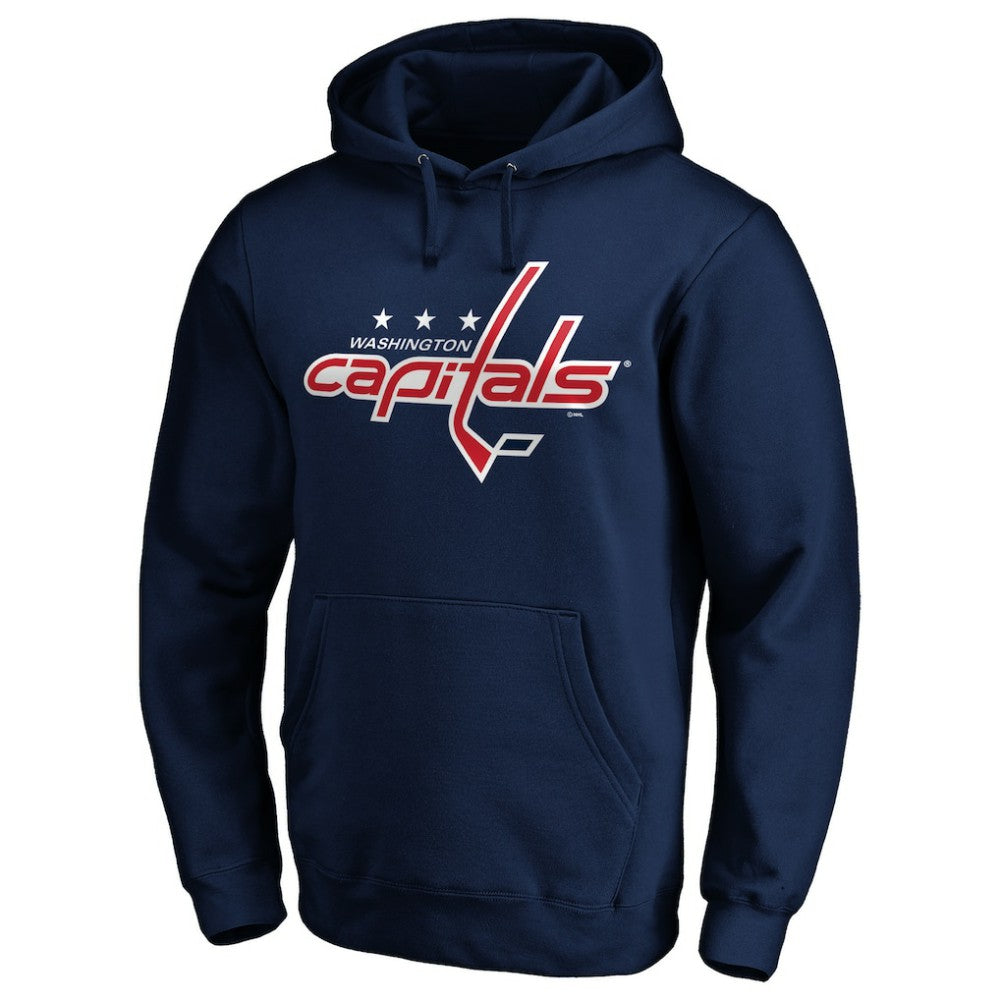 Washington Capitals Primary Logo Pullover Hoodie Outlet