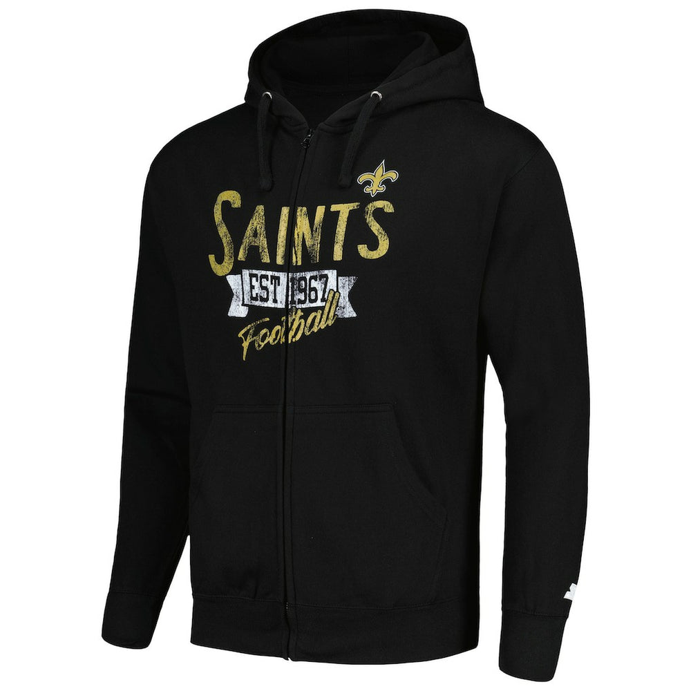 New Orleans Saints  Starter Domestic Post Season Full-Zip Hoodie