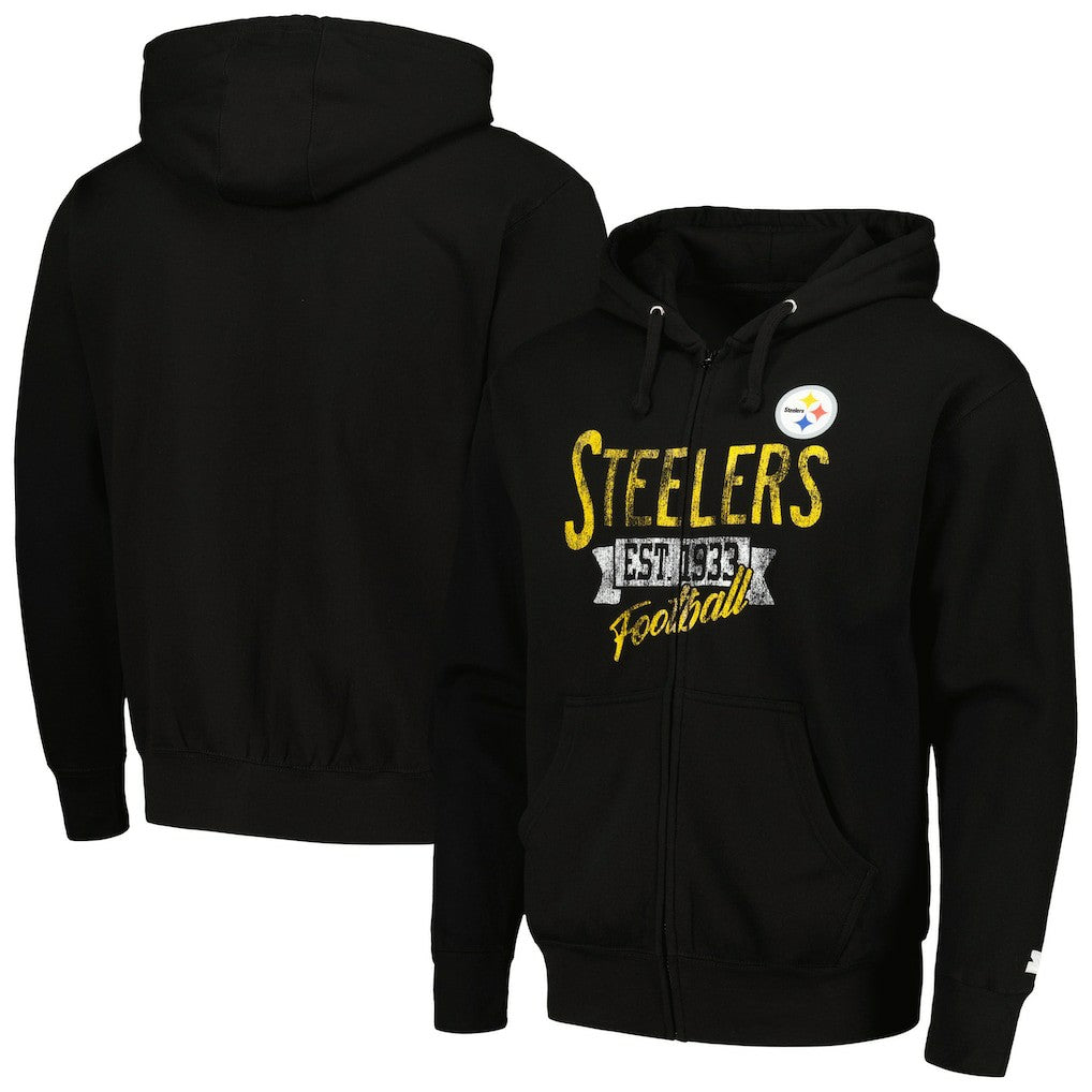 Pittsburgh Steelers  Starter Domestic Post Season Full-Zip Hoodie