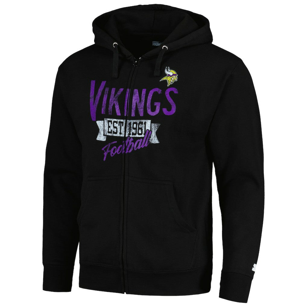 Minnesota Vikings  Starter Domestic Post Season Full-Zip Hoodie