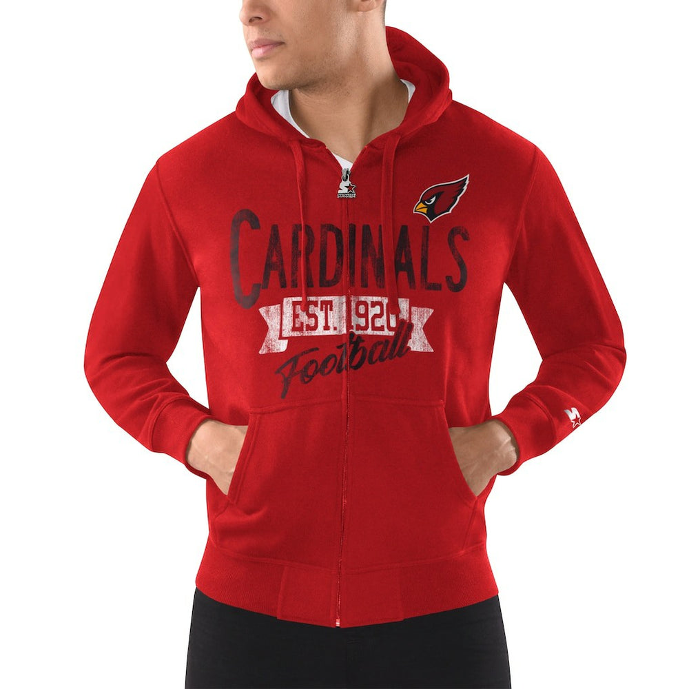 Arizona Cardinals  Starter Domestic Post Season Full-Zip Hoodie